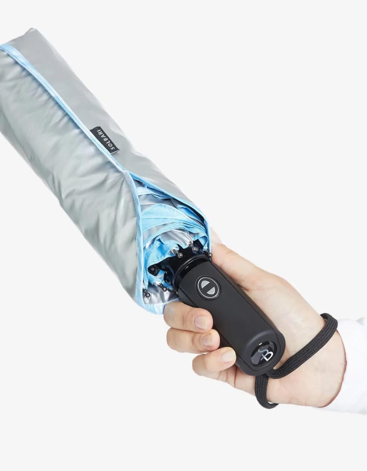 Solbari Compact Sun Protective Umbrella UPF 50+ UV Protection, Ultra-Light & Travel-Friendly, Reflective Sun Protection for Beach, Picnics, & Outdoor Festivals