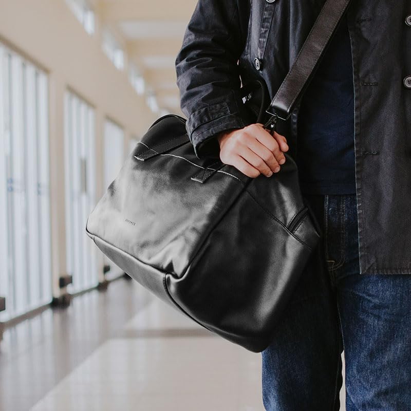 Leather Travel Bag Nomad Nordweg NW081A | Full-Grain Leather Duffel for Weekender, Cabin, Carry-On, Luggage | Stylish