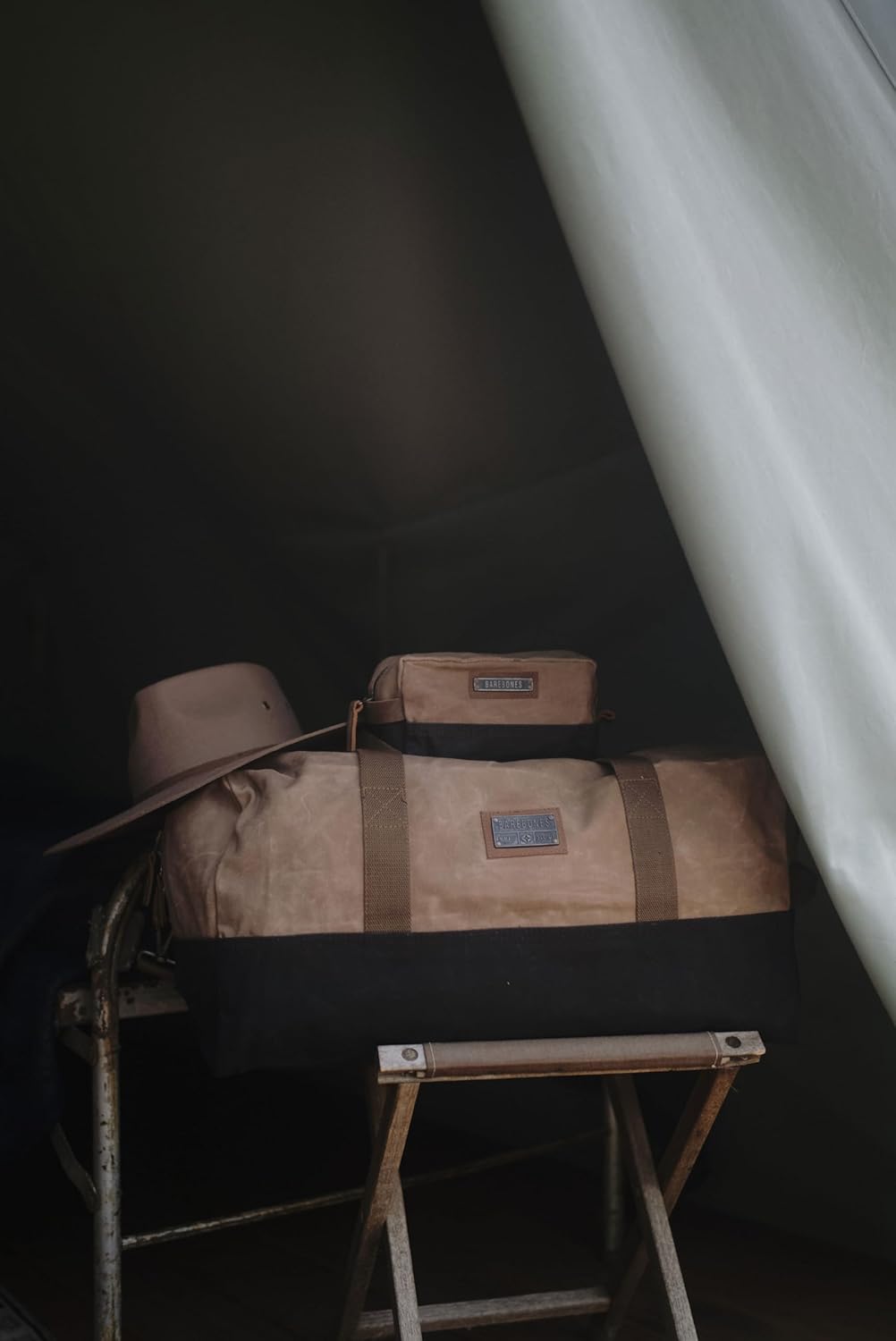 Barebones Neelum Duffel Bag: Rugged Travel Bag for Weekend Adventures, Stylish Weekender Bag and Duffel Bag for Travel, Perfect Overnight Bag for Road Trips and Outdoor Getaways