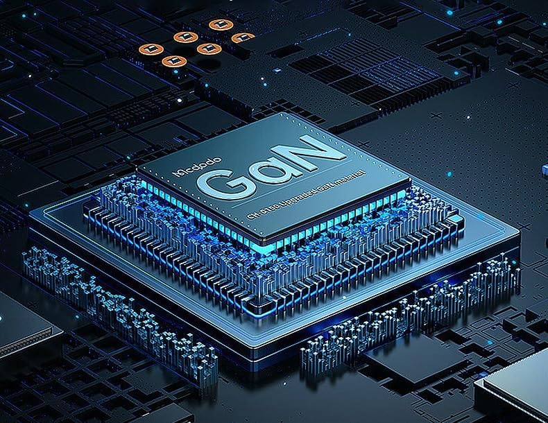 Fast 100W Dual USB-C Plus USB-A Charger - GaN Power Delivery - Fast Compact Power Adapter for Laptops, Smart Phones, Tablets and Thousands of Other Devices (Black, 100W)