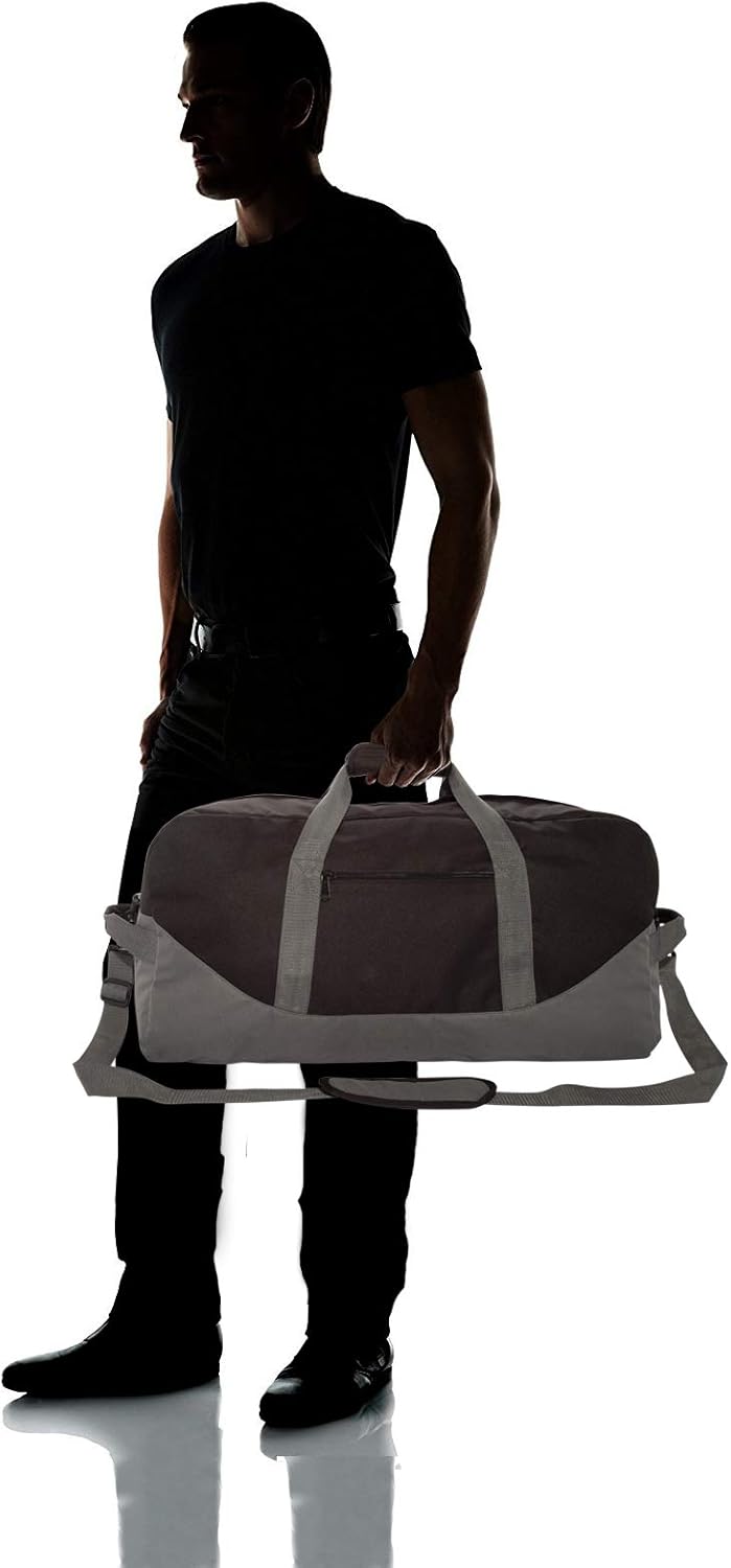 DALIX 25" Big Adventure Large Gym Sports Duffle Bag (Black Grey Navy Blue Red Camo)