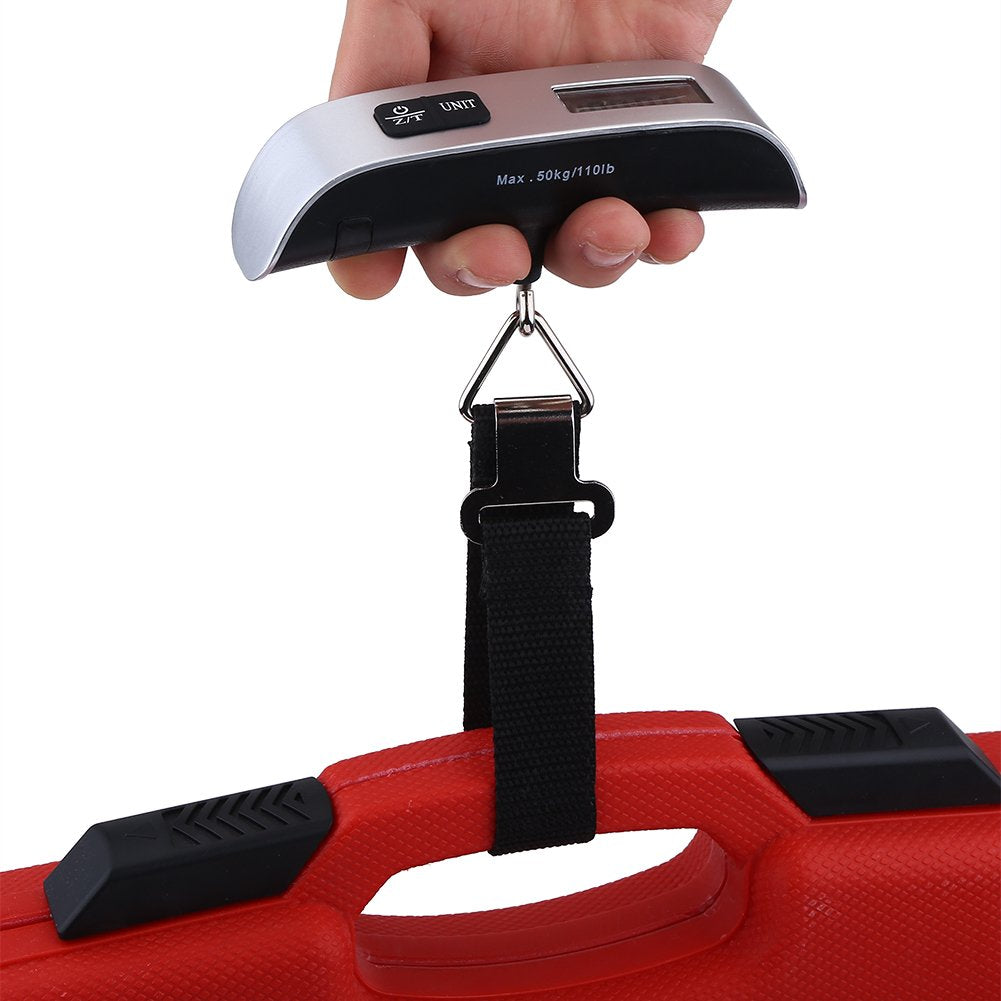 Handheld Digital Luggage Scale, Electronic Scale, LCD Display Digital Luggage Suitcase Bag Scale, Travel Portable Handheld Electronic Scales(with Backlight)