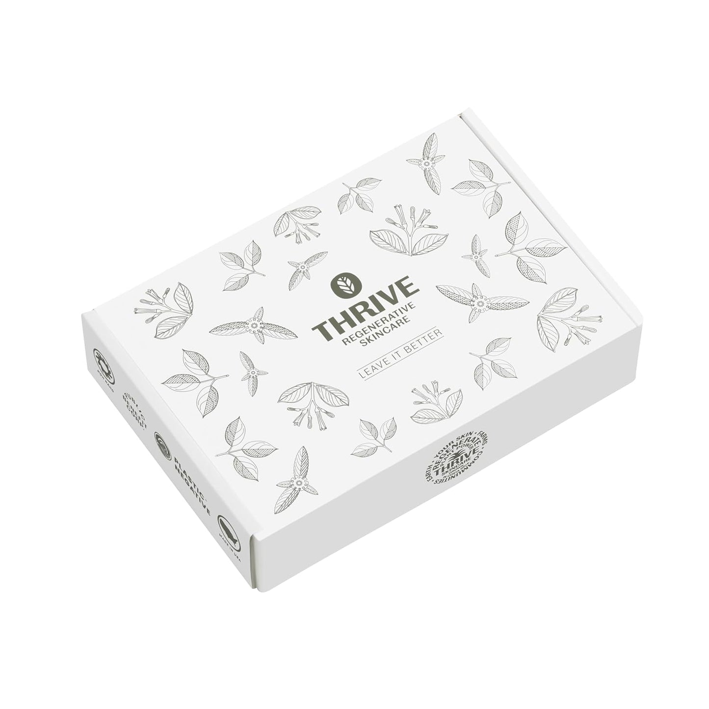 Thrive Natural Care Vacation Skin Care Set - Face Scrub, SPF30 and Face Wash - Vegan & Cruelty Free