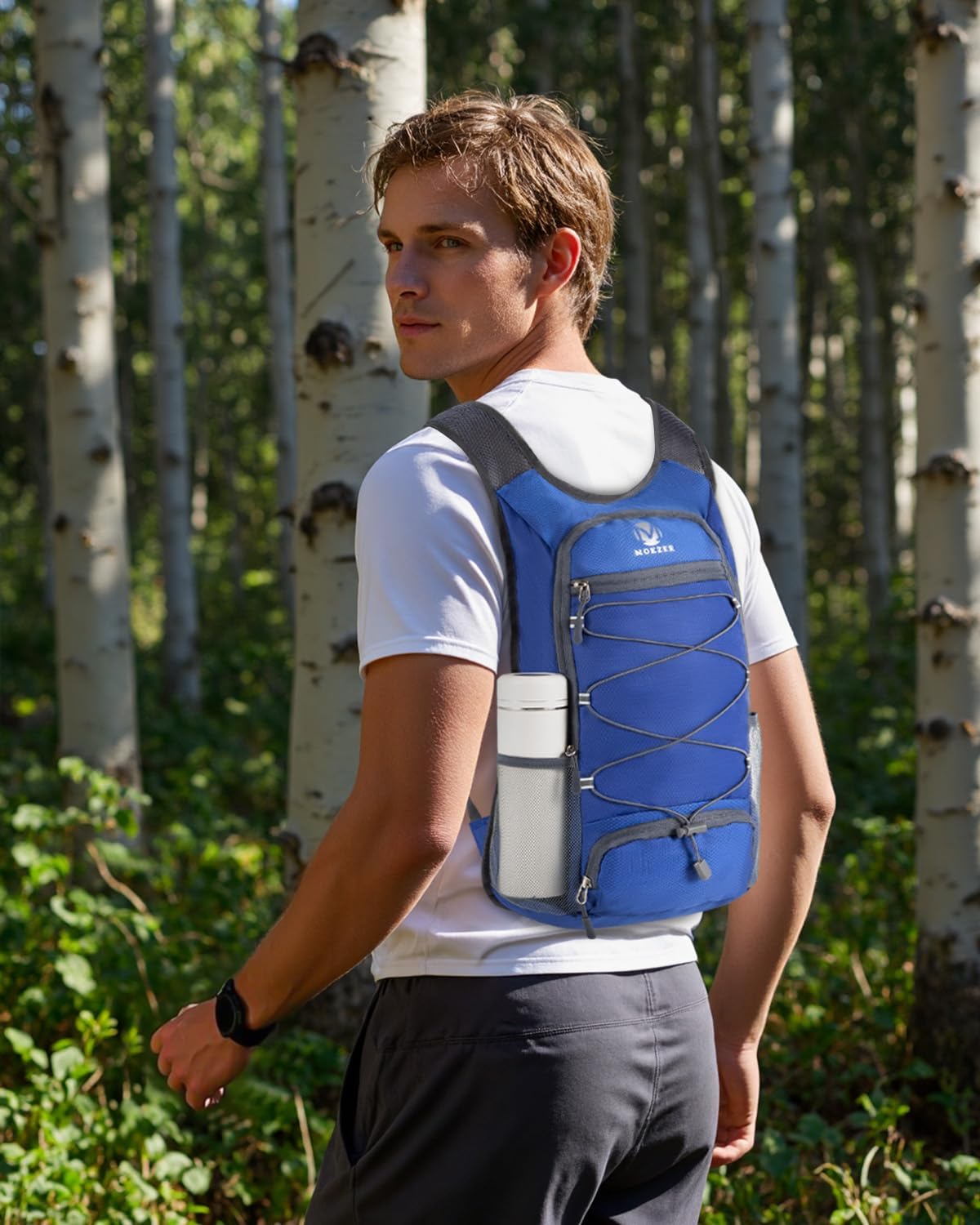 15L Lightweight Packable Hiking Backpack Water Resistant Foldable Daypack for Hiking Travel Cycling Outdoor Sports