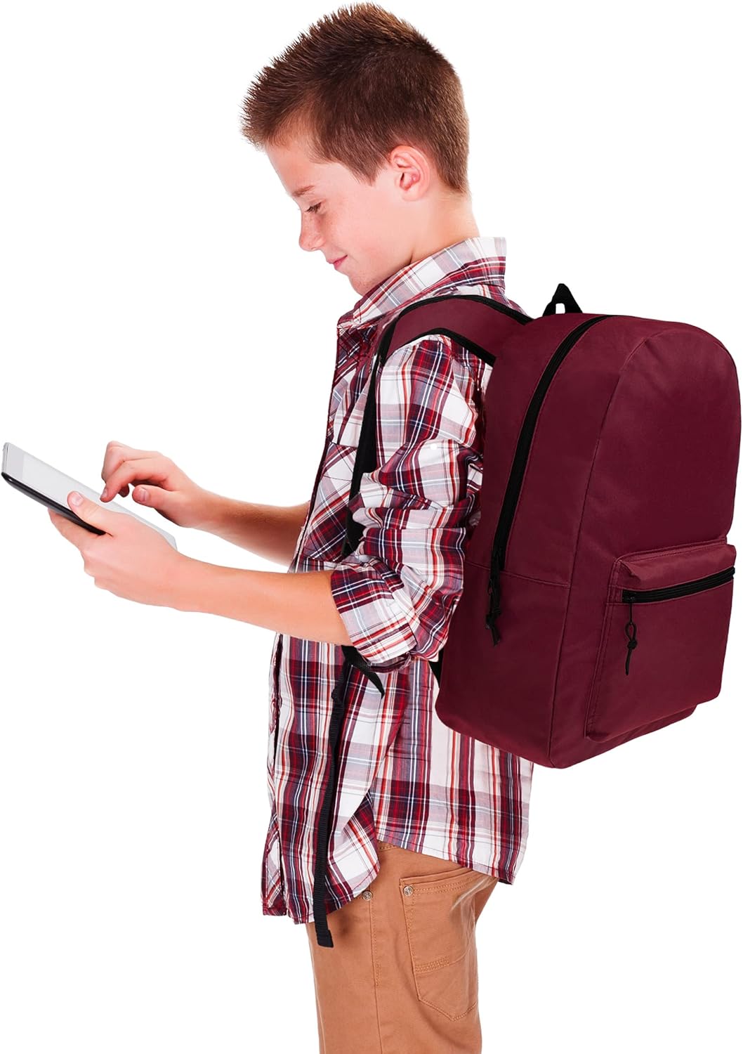 17" School Backpacks for Kids - Backpacks in Bulk for Elementary, Middle, and High School Students in Assorted Colors