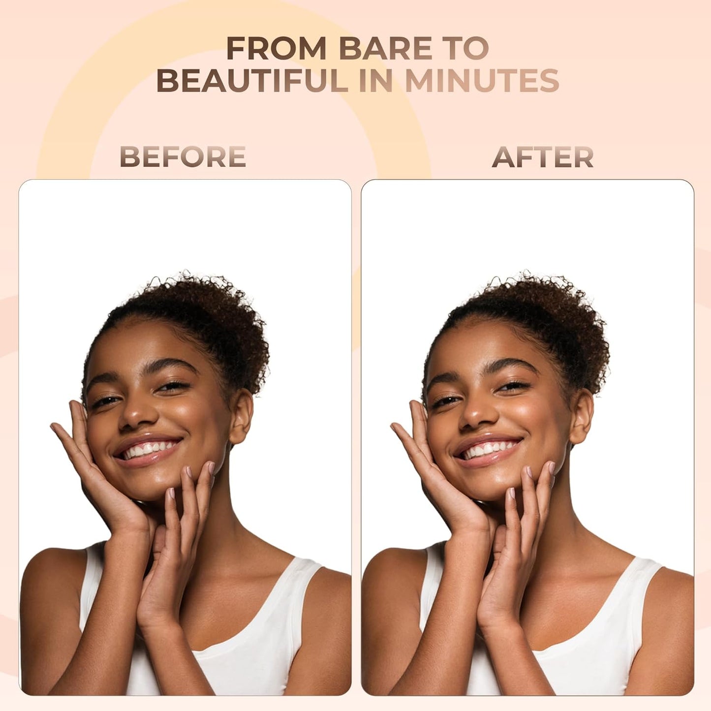 16pc Beginner Mineral Makeup STARTER KIT with 10 BRUSH SET (5gm)Sample Size Foundation, Primer, Blush, Bronzer, Setting Powder for Learning, Occasional Use & First Time Users, Travel Size Kit (Cocoa)