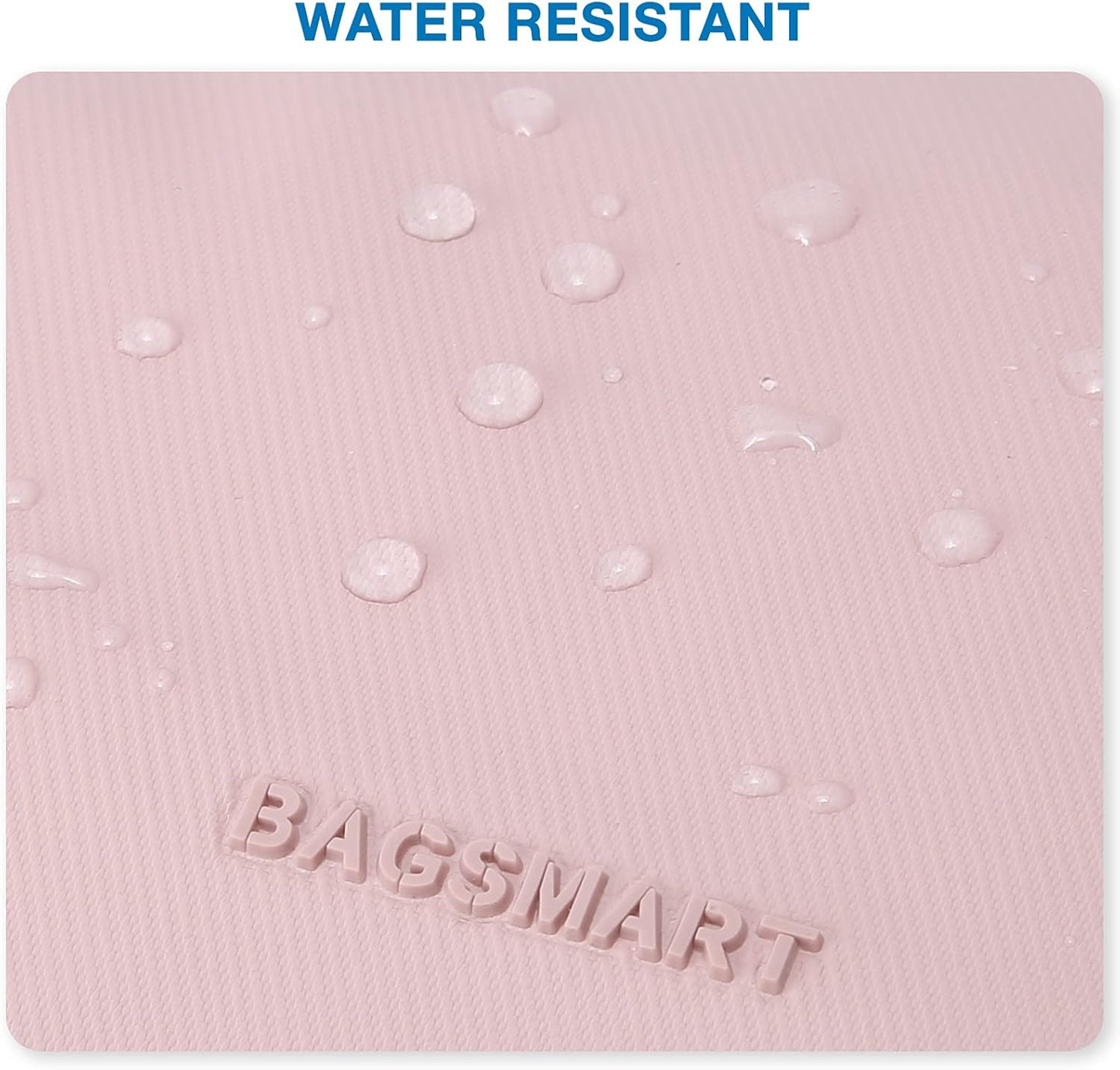 BAGSMART Toiletry Bag for Men, Travel Toiletry Organizer Dopp Kit Water-resistant Shaving Bag for Toiletries Accessories, Door Room Essentials,Pink-large