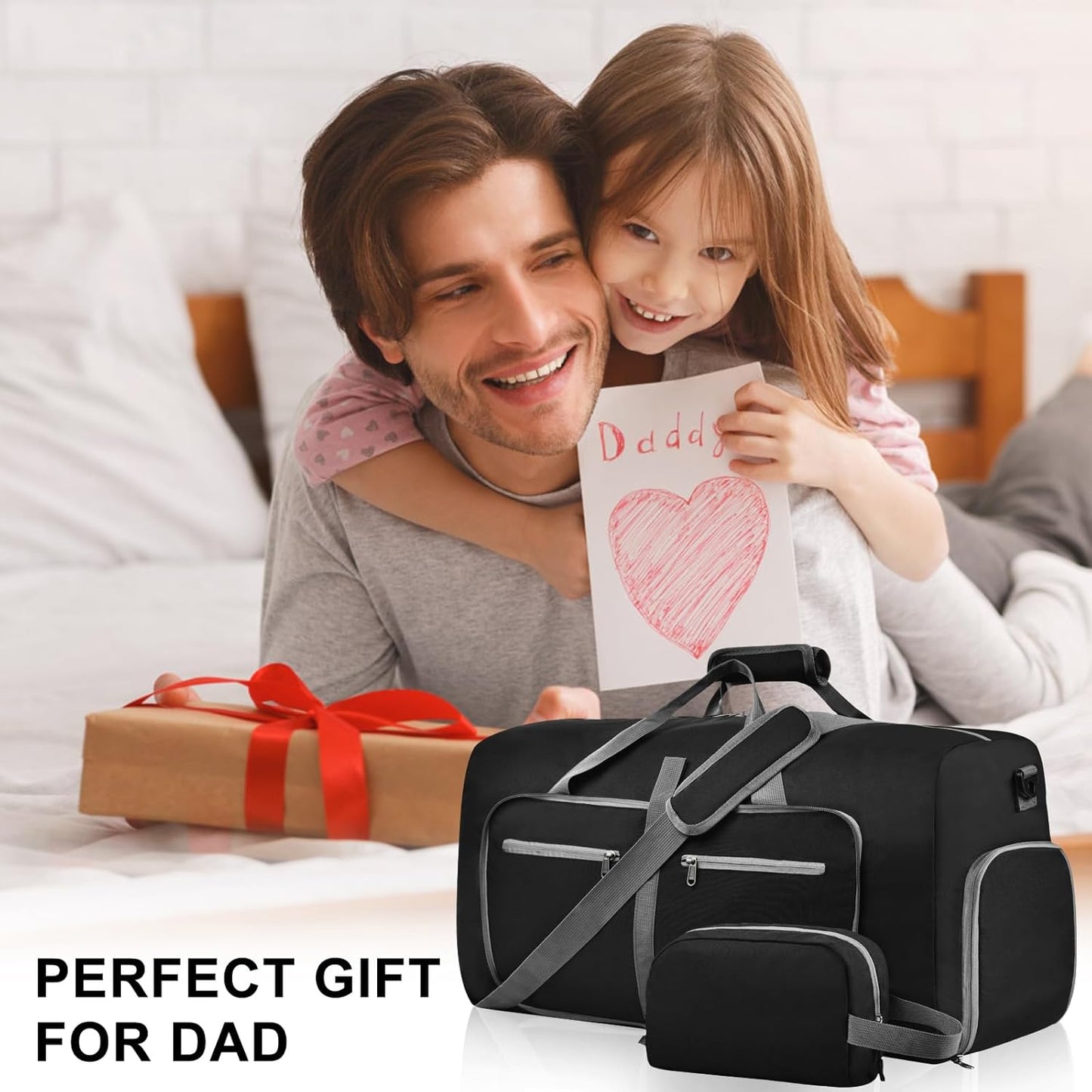 Felipe Varela Duffle Bag with Shoes Compartment and Adjustable Strap,Foldable Travel Duffel Bags for Men Women,Waterproof Duffel Bags