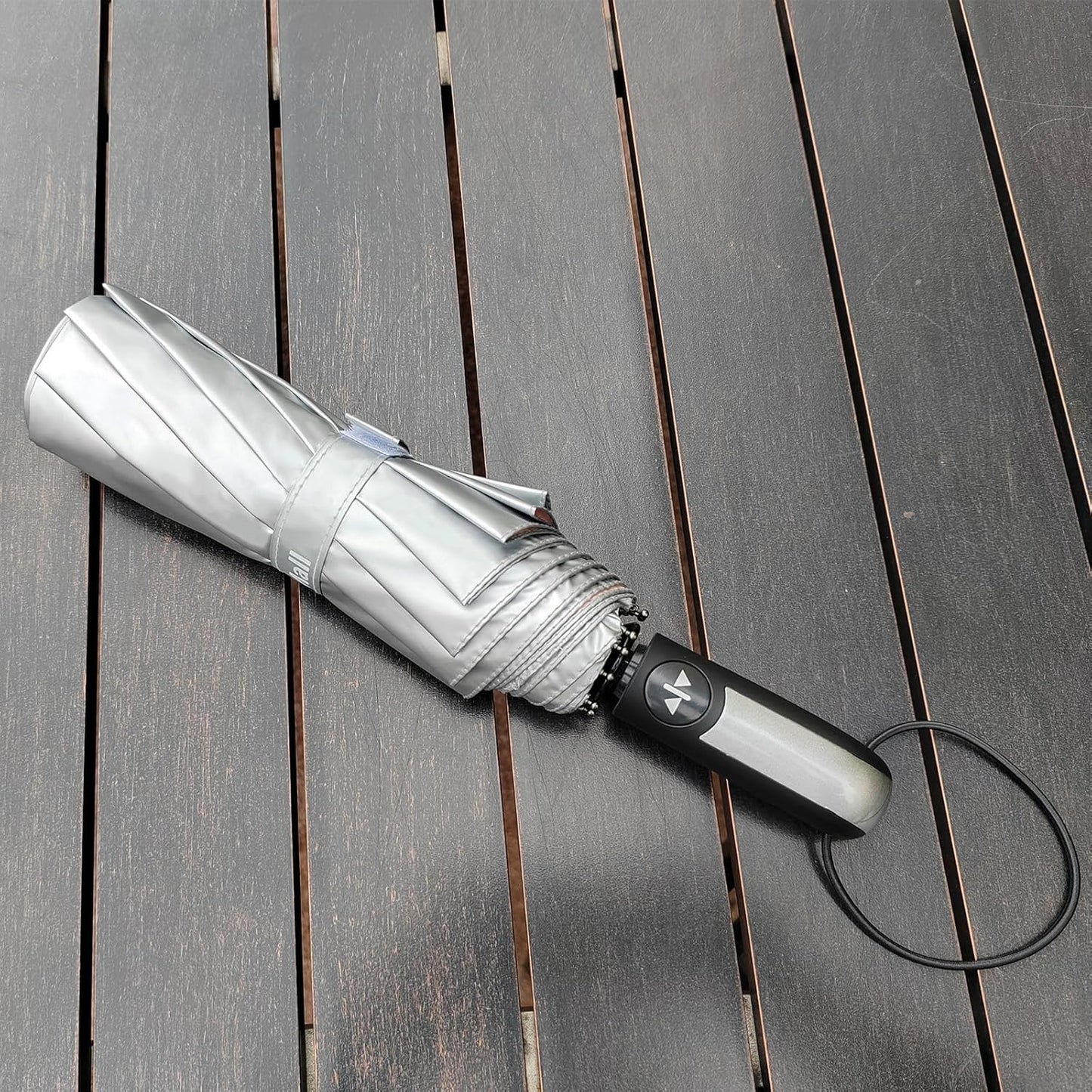 TradMall 2 Pack Travel Umbrella Windproof 46/56 Inches Large Canopy Reinforced Fiberglass Ribs Auto Open & Close