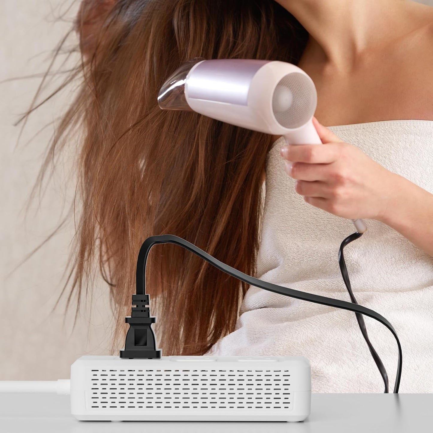 220v to 110v Travel Voltage Converter : International Universal Power Plug Adapter Outlet Converters US to Europe - High Power Hair Dryer Dual Voltage Step Down Plugs Transformer for European UK EU