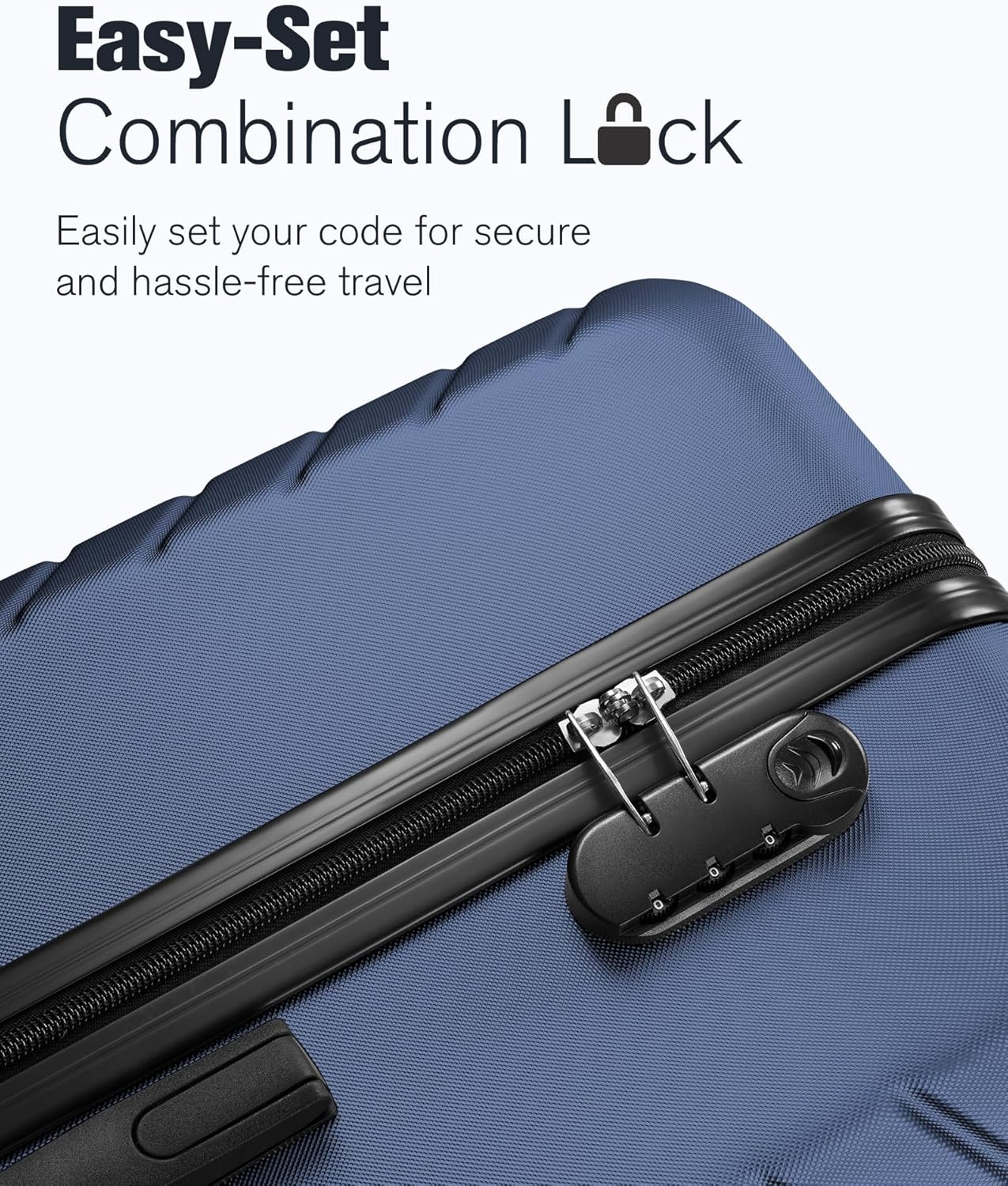 10 Piece Luggage Sets, 3 Piece Suitcase Set, 20 inch Carry on Luggage, 24 inch and 28 inch Checked Luggage with 7PC Packing Bags