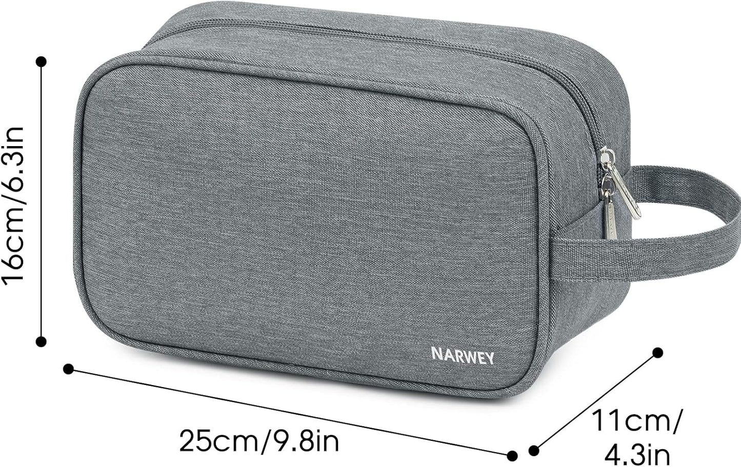 Narwey Travel Toiletry Bag for Women Traveling Dopp Kit Men Travel Bag for Toiletries Cosmetic Bag Makeup Bag Medicine Bag for Traveling