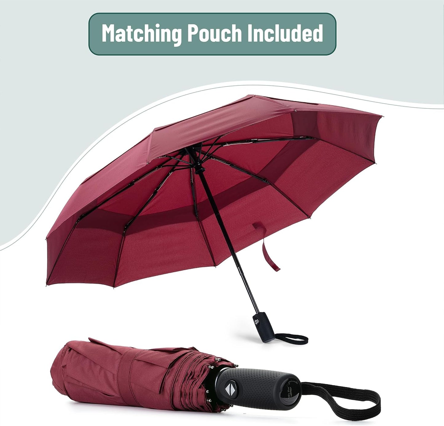 Mr. Pen- Windproof Travel Umbrella, Automatic Umbrellas for Rain, Compact