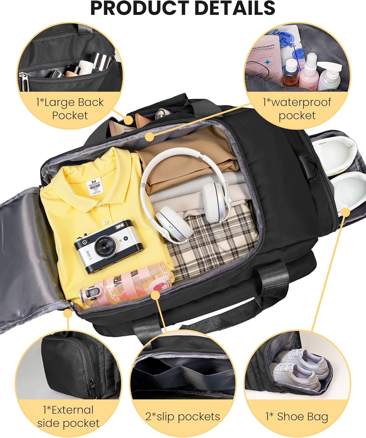 Birthday Gifts for Boys Teens, Initial Gym Bags with Shoe Compartment, Dance Bag for Girls, Monogram Kid Overnight Bags, Carry on Travel Duffel-Perfect for Sport Gymnastics (Letter A)