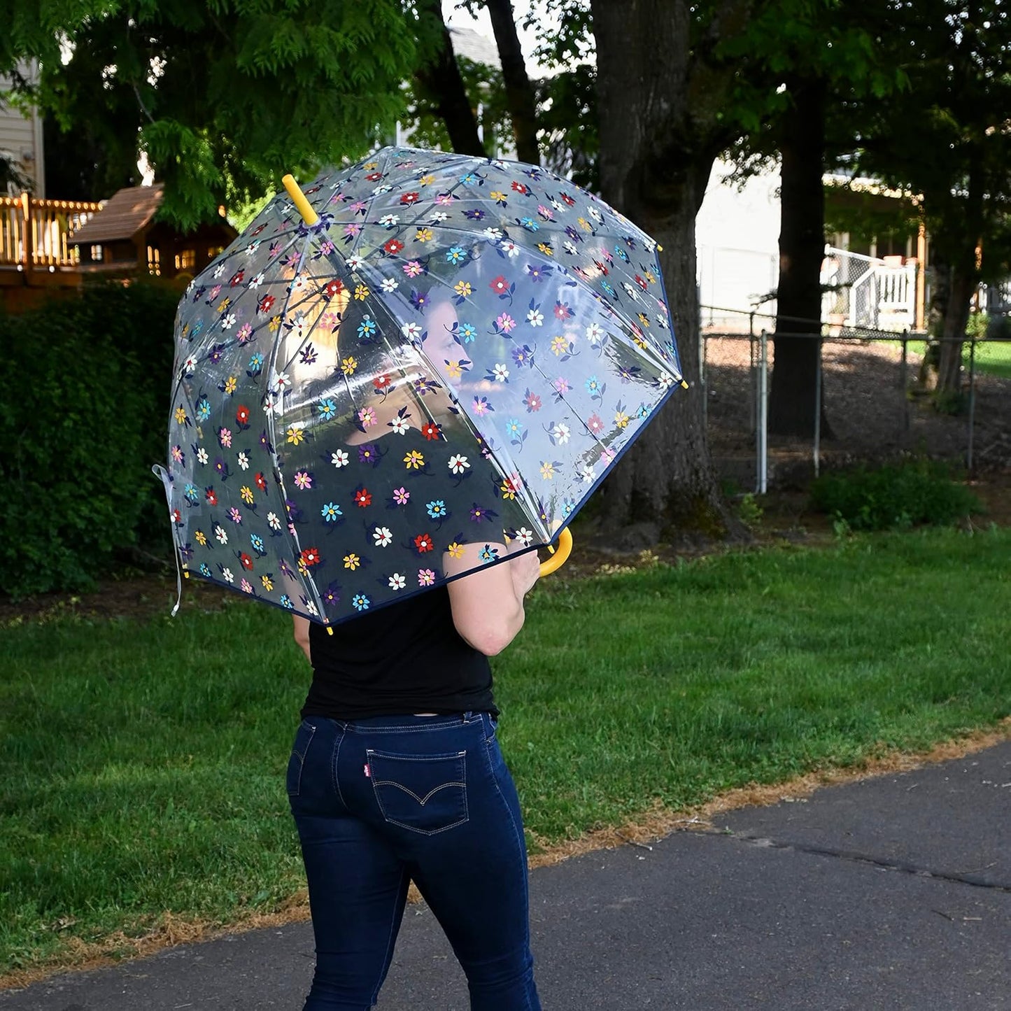 ShedRain Bubble Umbrella – See Through, Rain & Windproof Umbrella - Perfect for Weddings, Prom, Outdoor Events - Automatic Open