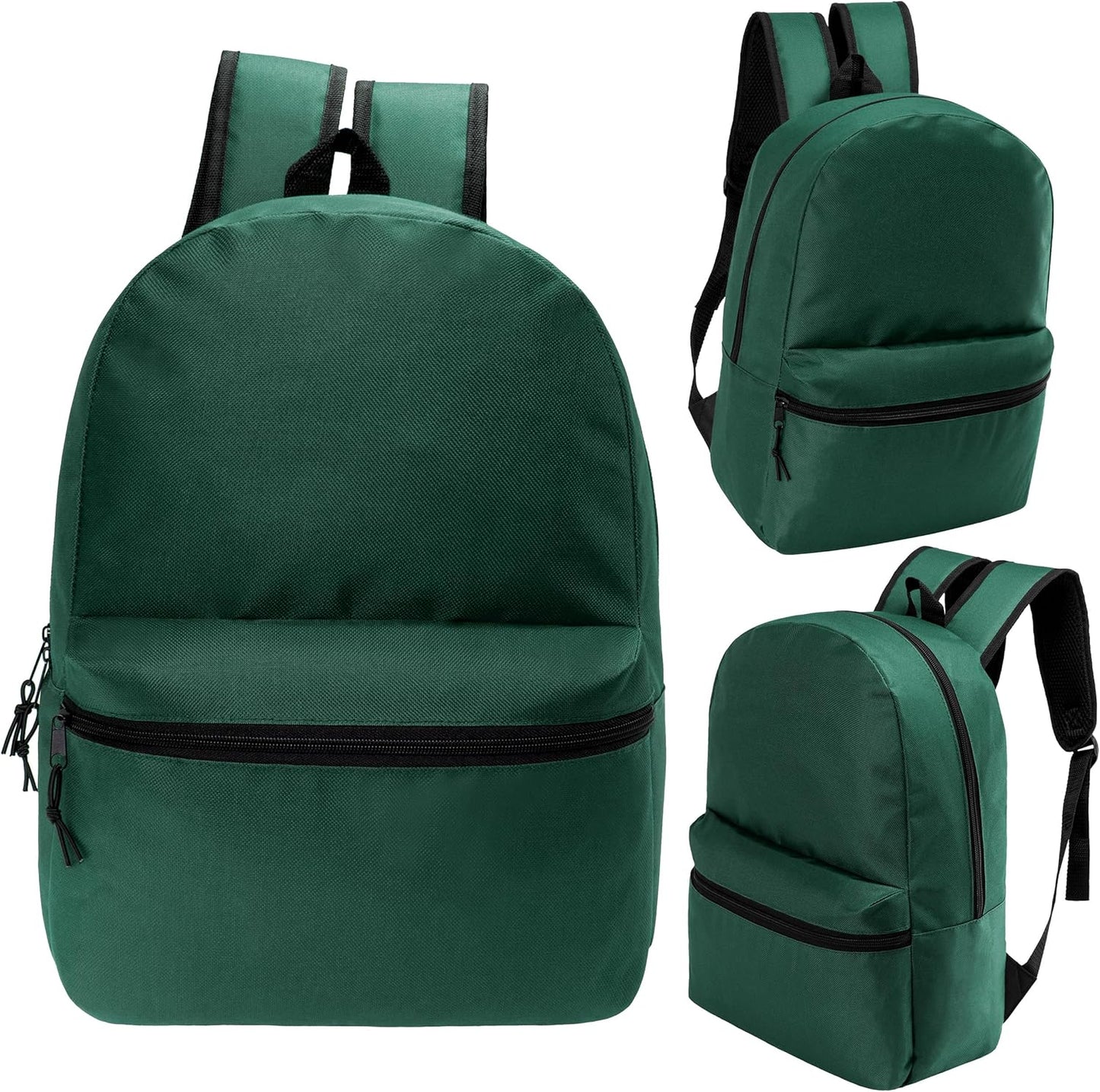 17" School Backpacks for Kids - Backpacks in Bulk for Elementary, Middle, and High School Students in Assorted Colors