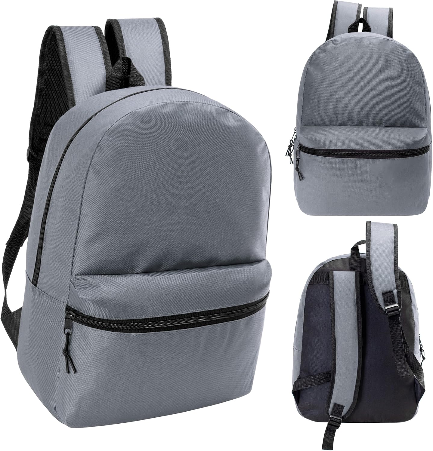 17" School Backpacks for Kids - Backpacks in Bulk for Elementary, Middle, and High School Students in Assorted Colors
