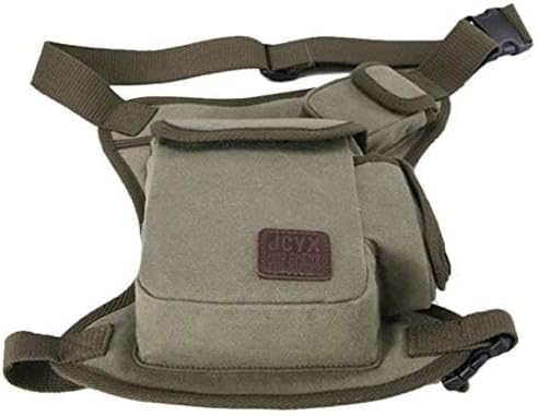 Leather Waist Pack Drop Leg Bag for Men Women Belt Bumbag Multi-Purpose Motorcycle Bike Outdoor Sports Tactical Cycling Riding Hiking Camping Pouch