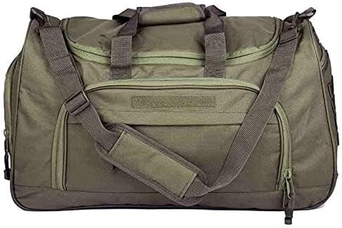 Gym Bag Duffle Bags for Men Women with Shoes Compartment Sport Weekend Travel Overnight Carry On Bag for Tactical Military Travel Work Out Bags (2.0 Green)