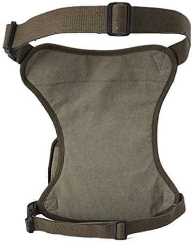 Leather Waist Pack Drop Leg Bag for Men Women Belt Bumbag Multi-Purpose Motorcycle Bike Outdoor Sports Tactical Cycling Riding Hiking Camping Pouch