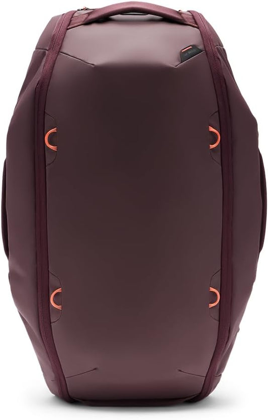 Peak Design Travel Duffelpack 45-65L, Eclipse, Weatherproof Duffel Backpack, Expandable, Extra-Long Zip, Stowable Straps, Fits Packing & Camera Cubes, Versatile Bag for Travel & Adventure