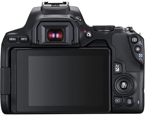 Canon EOS Rebel SL3 DSLR Camera with 18-55mm Lens (Black) | 24.1MP APS-C Sensor, Dual Pixel AF & 4K Video | Great for Beginners & Everyday Photography (3453C002) + 64GB Card Bag