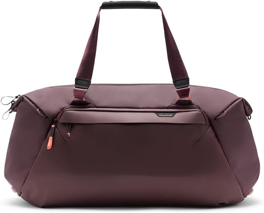 Peak Design Travel Duffel, Extra-Wide Single Zip Access, Weatherproof Shell, 4 External Pockets, Fits Packing Cubes & Camera Cubes, Ideal for Weekend Trips, Versatile Duffel Bag for Travel