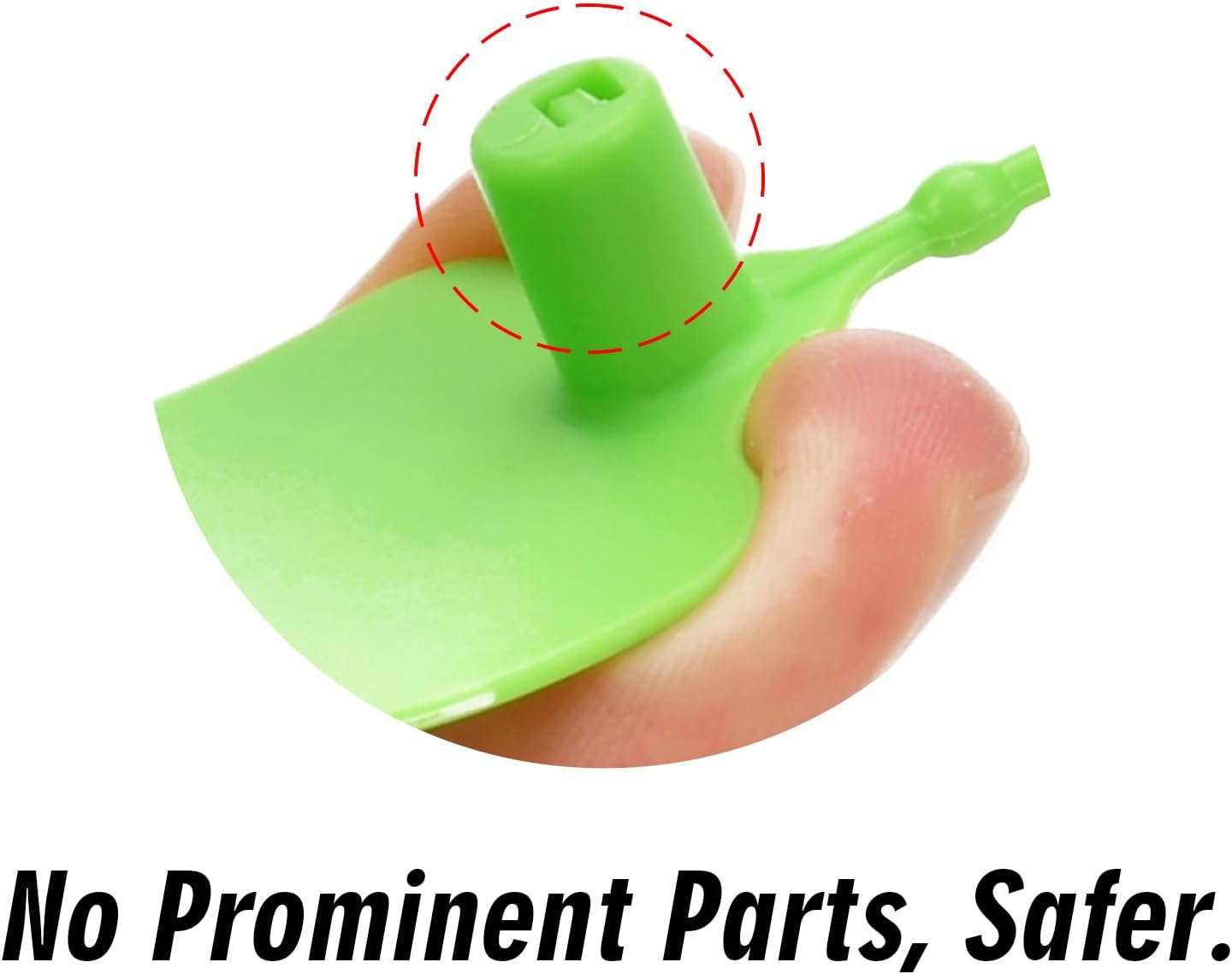 100pcs Luggage Tags Plastic Seals Shipping Label Logistics Use Sign Tie, Sealing Storage Multi Purpose Name ID Tag with Marker for Backpack, Schoolbag, Car Key (Green)