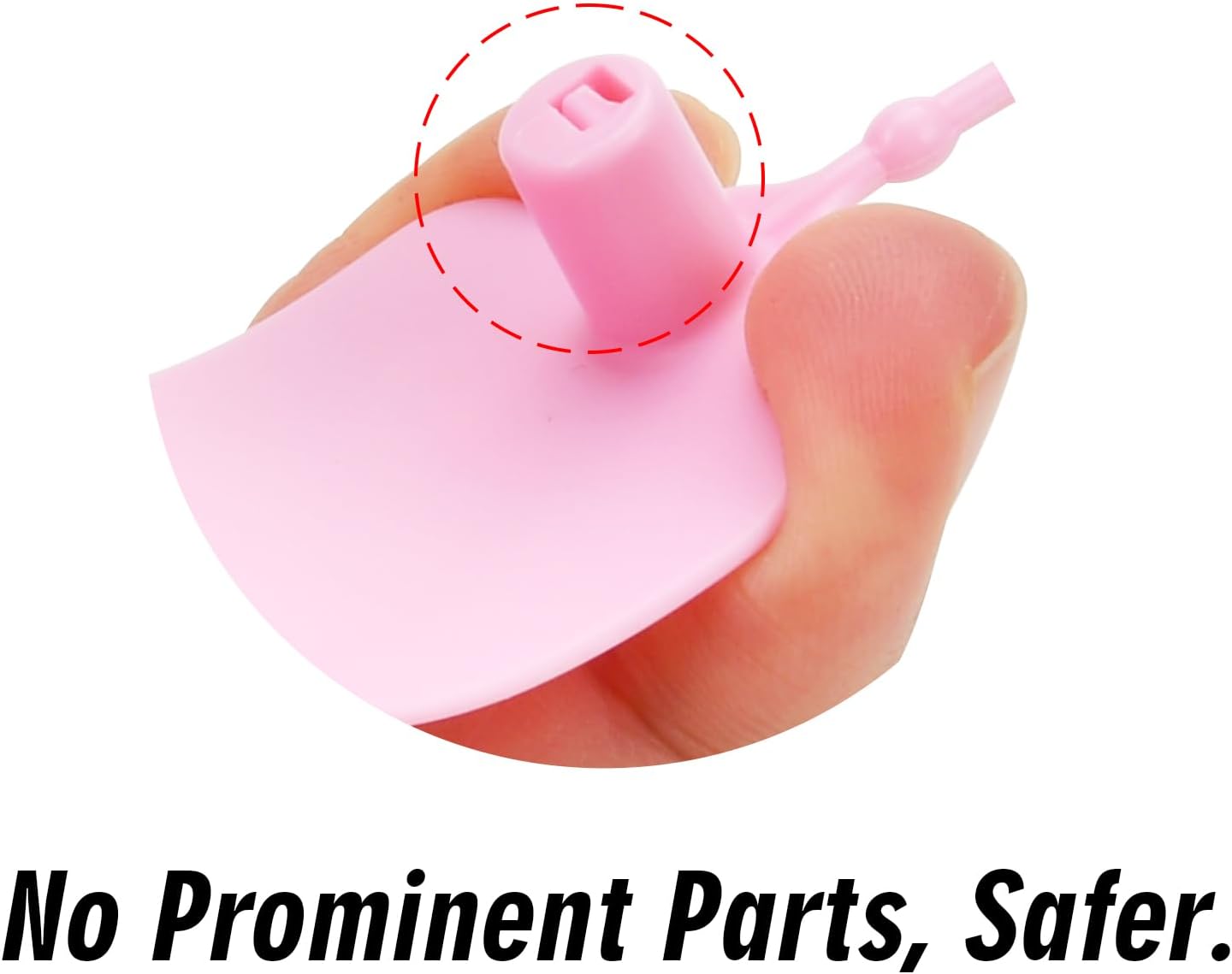 100pcs Luggage Tags Plastic Seals Shipping Label Logistics Use Sign Tie, Sealing Storage Multi Purpose Name ID Tag with Marker for Backpack, Schoolbag, Car Key (Pink)