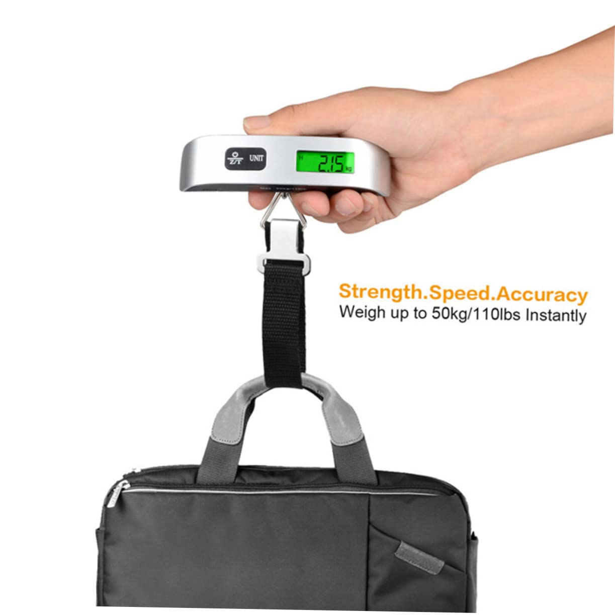 Ergonomic Portable Luggage Scale Handheld Digital Scale Suitcase Made of Quality Materials Easy to Carry