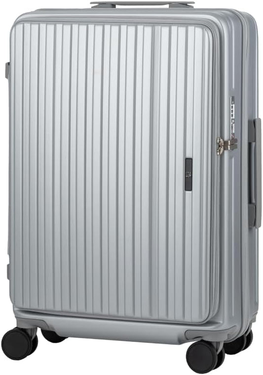 LEGEND WALKER LW 5524 Hardshell Expansion Front-openning, USB port,Cup-holder Spinner Luggage