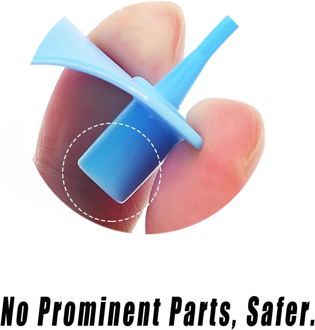 100pcs Luggage Tags Plastic Seals Shipping Label Logistics Use Sign Tie, Sealing Storage Multi Purpose Name ID Tag with Marker for Backpack, Schoolbag, Car Key (Blue)