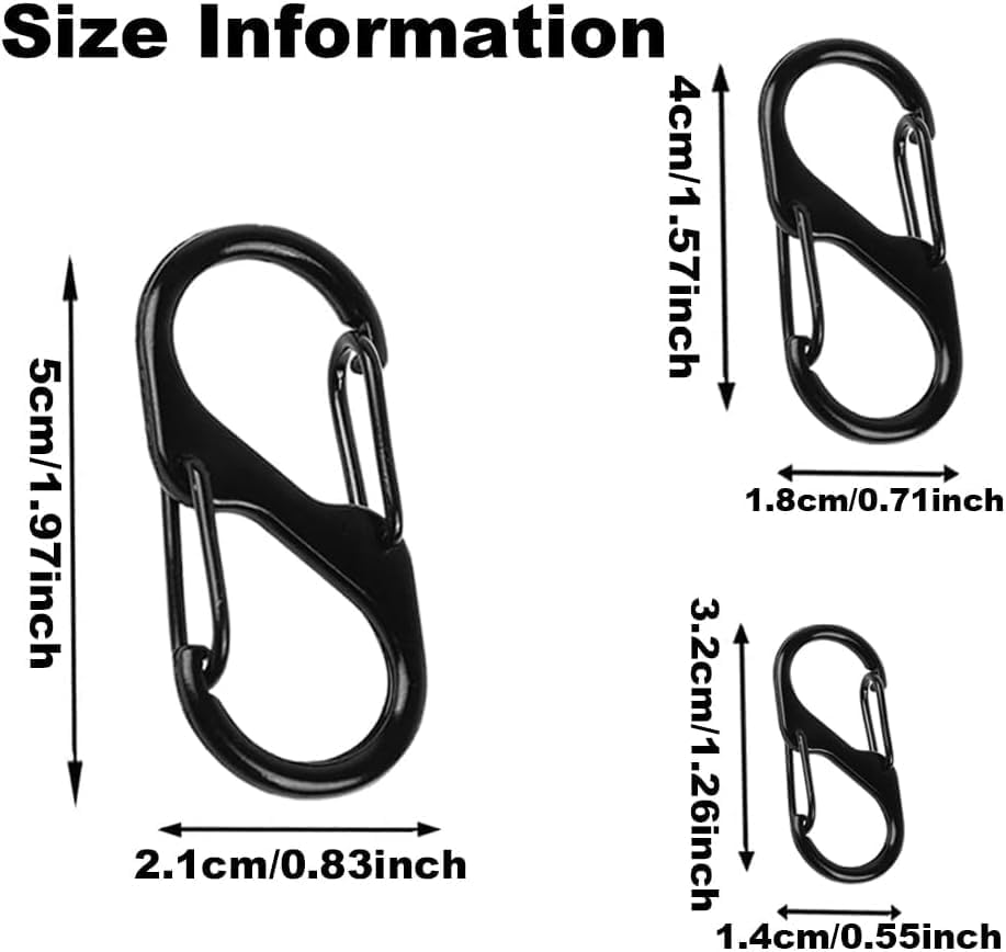 15pcs Zipper Clip Theft Deterrent, Double Opening Backpack Zipper Lock, Zipper Pull Replacement Anti Theft for Luggage