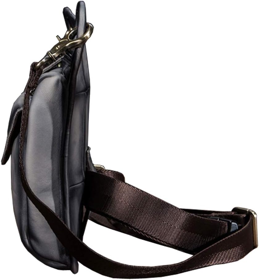 Leather Waist Pack Drop Leg Bag for Men Women Belt Bumbag Multi-Purpose Motorcycle Bike Outdoor Sports Tactical Cycling Riding Hiking Camping Pouch