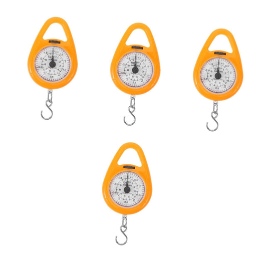 4pcs Portable Travel Scale Digital Luggage Weight Scale Spring for Handheld Weighing