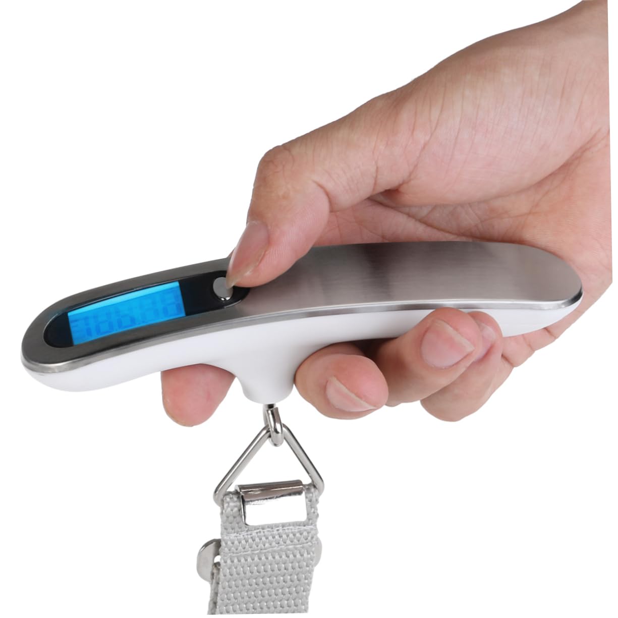 50kg Electronic Scales Luggage Scale LCD Display Capacity Stainless Steel for Luggage Body Weight