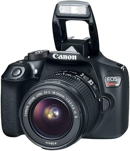 Canon EOS Rebel T6 DSLR Camera with 18-55mm Lens | 18MP APS-C CMOS Sensor, Built-in Wi-Fi & Full HD Video | for Beginners, Travel & Everyday Photography (1159C003) + EF 50mm f/1.8 STM Lens + More