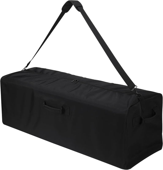 150L Extra Large Duffle Bag - 42 inch Heavy Duty Luggage Bag for Travel/Camping - Black