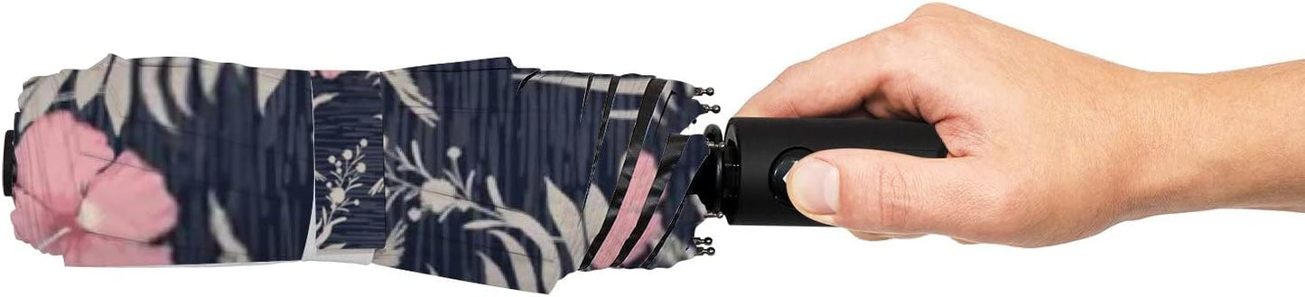 Umbrella Windproof Travel Umbrella for Rain,Sun Lightweight and Portable Auto Open Close Umbrella