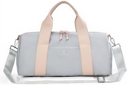 Small Gym Bag for Women with Wet Pocket & Shoes Compartment, Cute Mini Sport Duffel Gym Tote Bags for Yoga, Workout, Dance, Swim