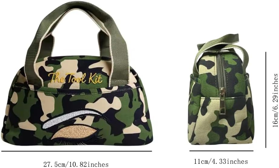 Beyond Shadow Ops™ Tool Kit – Luxe Collection Makeup Bag & Travel Accessories Organizer with Secure Compartments and Military-Inspired Design, 2 Lg Exterior pockets, Gift for Makeup Lovers