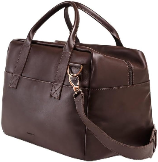 Leather Travel Bag Nomad Nordweg NW081A | Full-Grain Leather Duffel for Weekender, Cabin, Carry-On, Luggage | Stylish