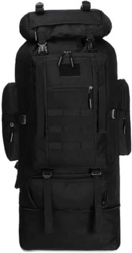 100L Hiking Backpack Men Large Waterproof Camping Backpack Lightweight Packable Backpacking Backpack Daypack Military Rucksack for Men Travel Climbing Outdoor Sports