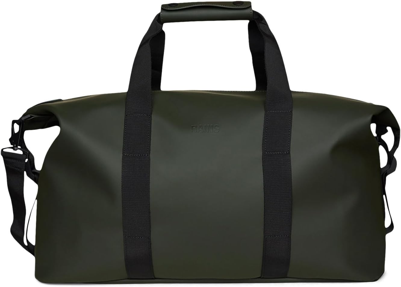 RAINS Regular Weekend Bag - Waterproof Travel Duffel for Men and Women - Duffle with Coated Zip, Adjustable Strap