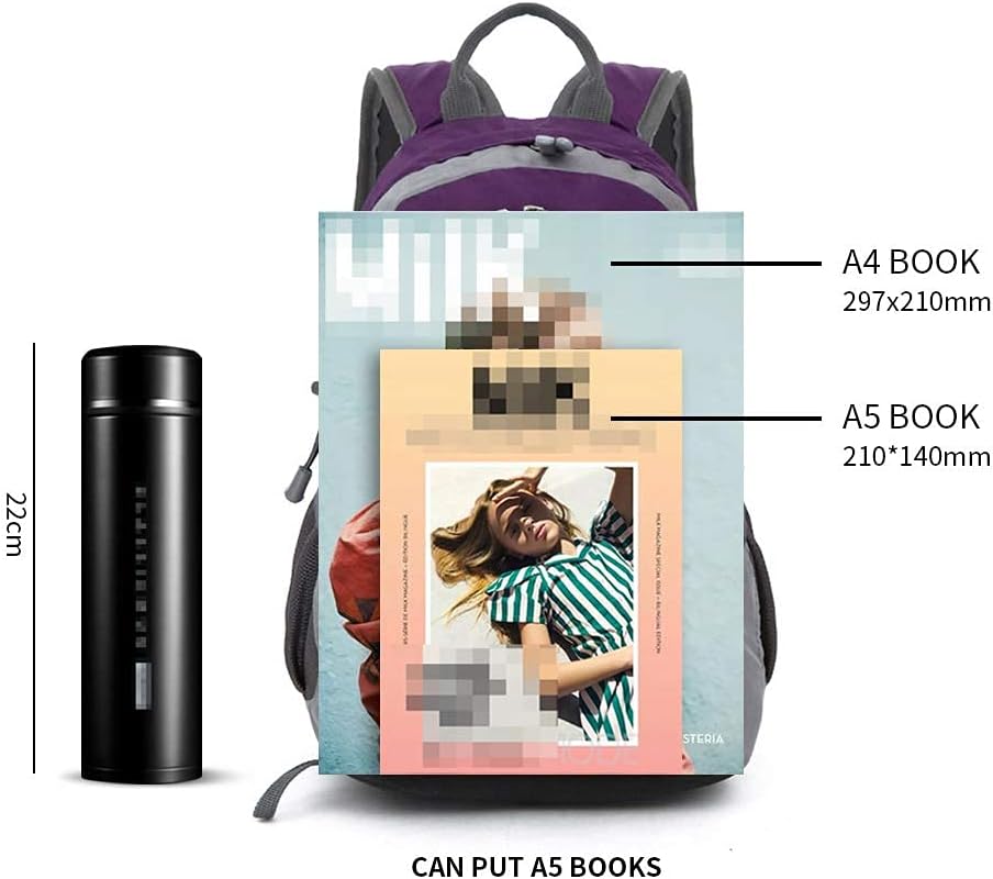 10L Small Hiking Backpack for Kids Ages 3-6 Girls Boys Under 4 feet, Mini Waterproof Outdoor Sport Travel Camping Daypack