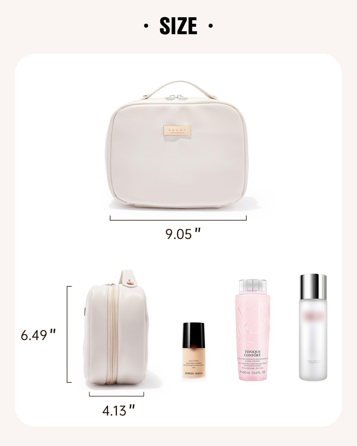 EACHY Travel Makeup Bag,Large Capacity Cosmetic Bags for Women,Waterproof Portable Pouch Open Flat Toiletry Bag Pattern Makeup Bag