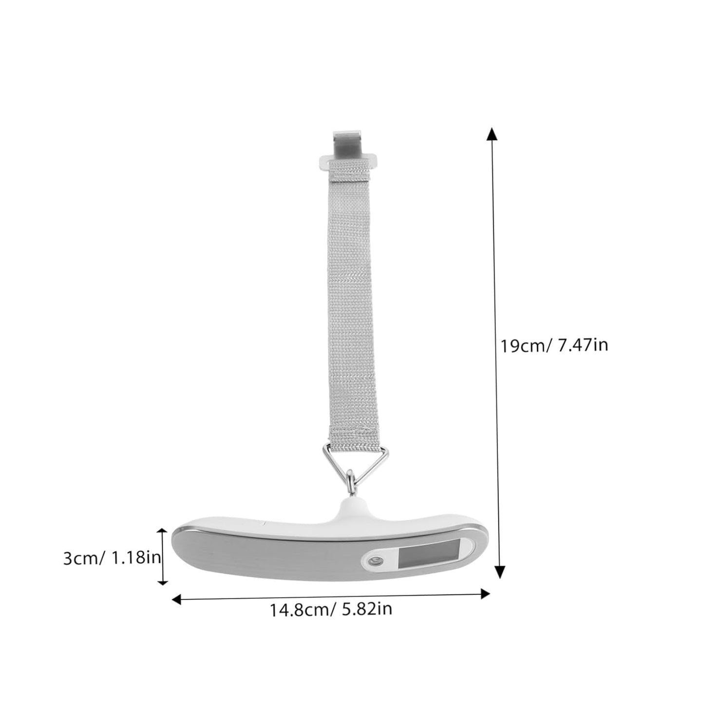 Digital Portable Luggage Scale Accurate Weighing Tool for Suitcases and Compact Design for Capacity for Travelers and