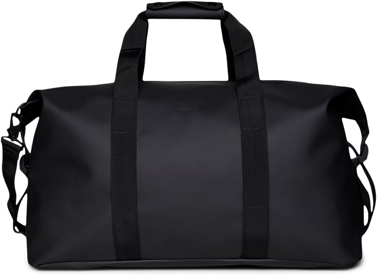 RAINS Regular Weekend Bag - Waterproof Travel Duffel for Men and Women - Duffle with Coated Zip, Adjustable Strap