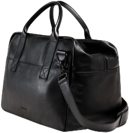 Leather Travel Bag Nomad Nordweg NW081A | Full-Grain Leather Duffel for Weekender, Cabin, Carry-On, Luggage | Stylish