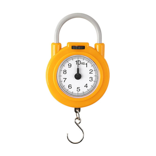 10kg Portable Mechanical Scale Hanging, Fish, Luggages, Kitchen Scale Hanging Hook Multi-Purpose Scale for Household